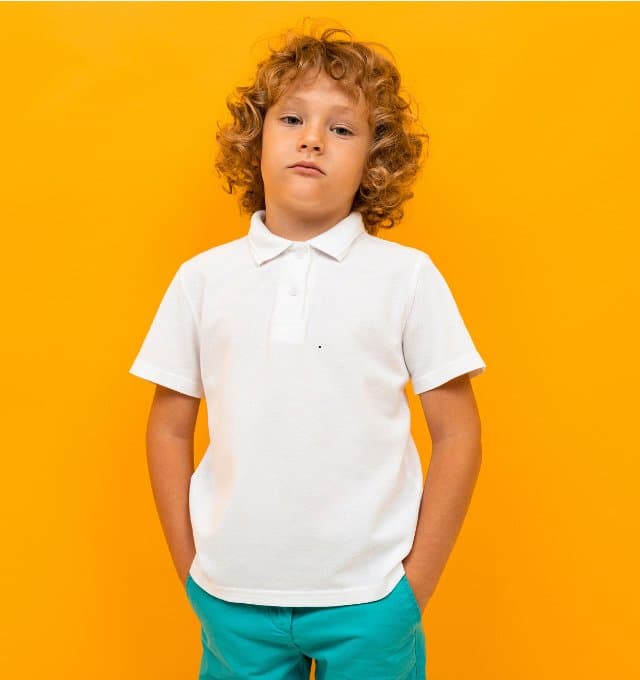 Galléros póló unisex - gyerek