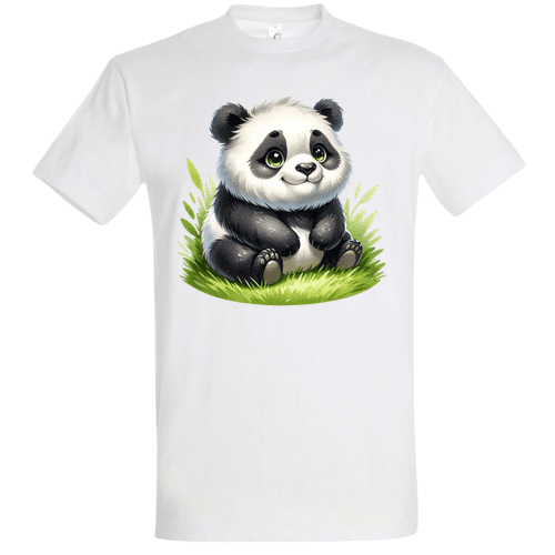 Panda a fűben