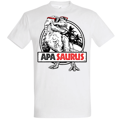 Apasaurus Póló – Napszemüveges T-Rex | Vicces Apák Napi Ajándék