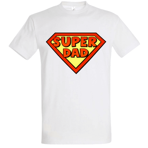 Super Dad Póló – Superman Pajzs Dizájn | Apák Napi Ajándék