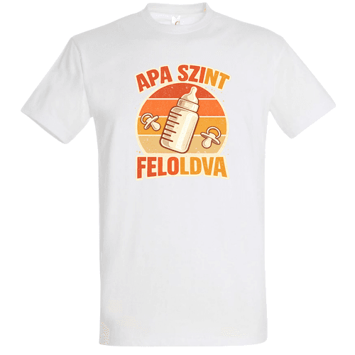 Apa Szint Feloldva - Apák Napi Póló