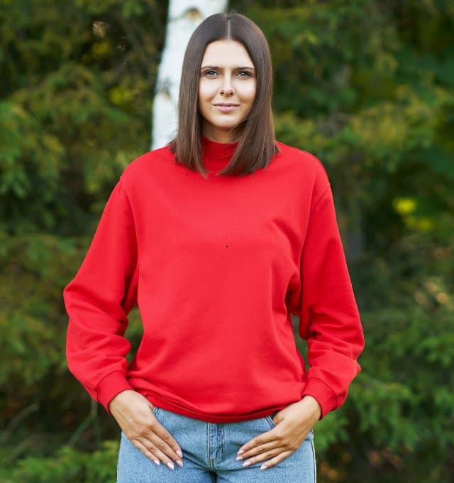 Kereknyakú pulóver