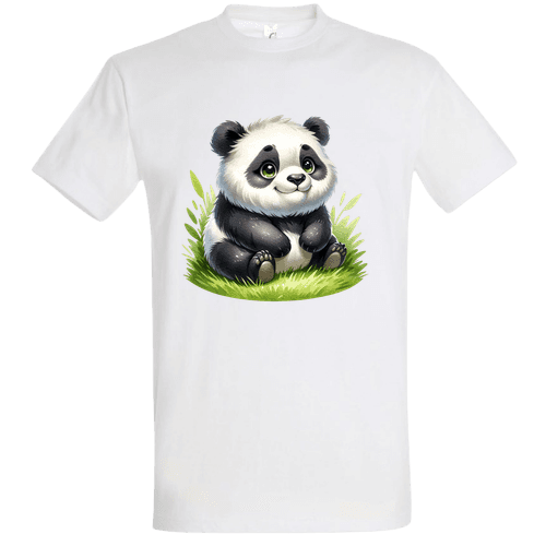Panda a fűben
