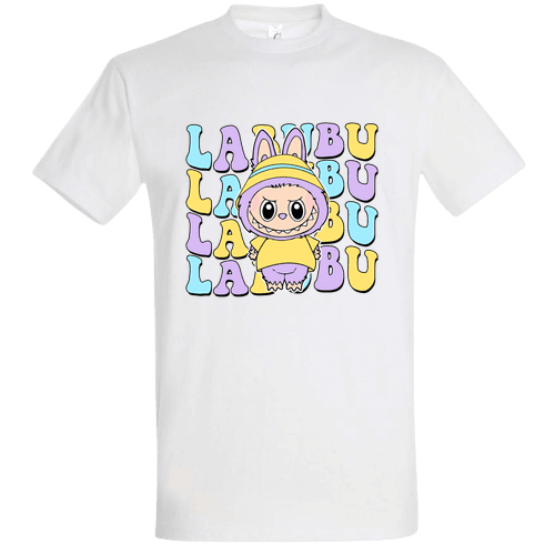 Sárga lila labubu