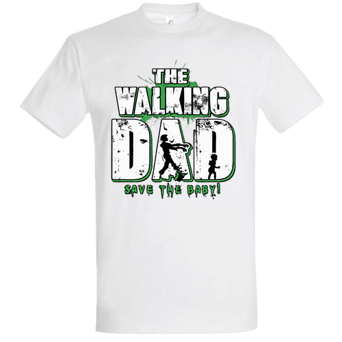 The Walking Dad – Save the Baby! Zombis Apák Napi Póló