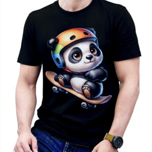 Gördeszkázó panda