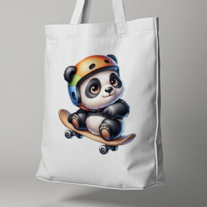 Gördeszkázó panda