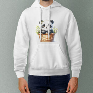 Kosárban ülő panda