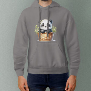 Kosárban ülő panda