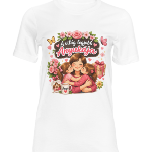 A világ legjobb Anyukája póló – Illusztrált ajándék 2 kislányos anyukáknak