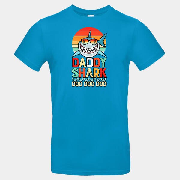 Daddy Shark Doo Doo Doo – Cápás Apák Napi Póló