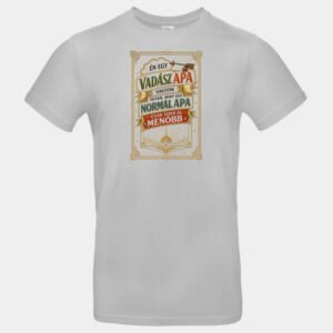 Vadász Apa Póló – Arany Vintage Keretezett Dizájn | Apák Napja