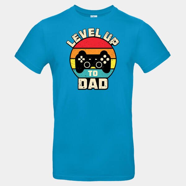 Level Up to Dad – Gamer Apák Napi Póló Kontroller Dizájnnal