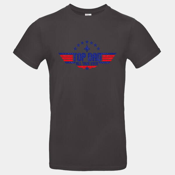 Top Dad All Time Ever – Top Gun Ihlette Apák Napi Póló