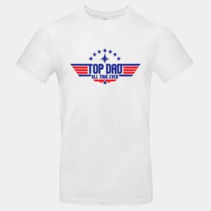 Top Dad All Time Ever – Top Gun Ihlette Apák Napi Póló