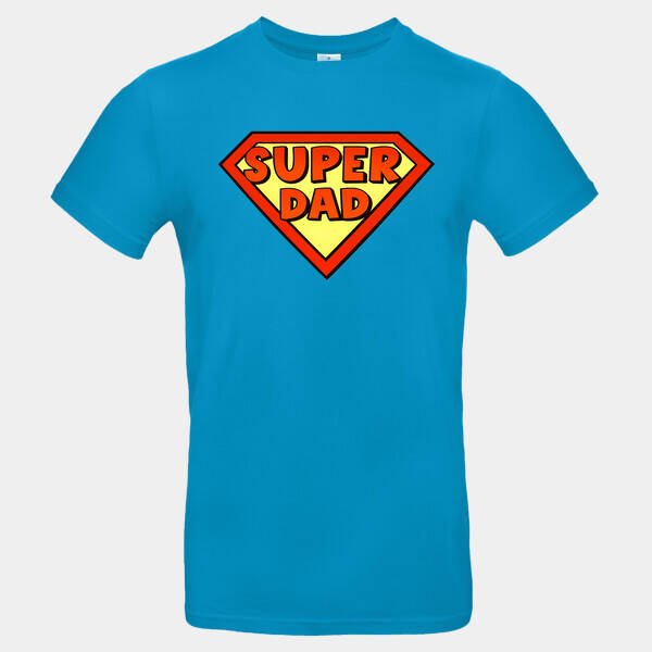 Super Dad Póló – Superman Pajzs Dizájn | Apák Napi Ajándék