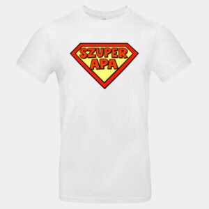 Szuper Apa Póló – Superman Pajzs Magyar Felirattal | Apák Napja