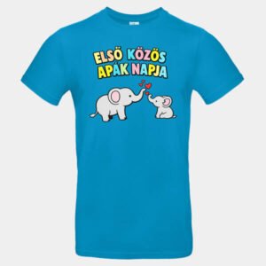 Első Közös Apák Napja – Aranyos Elefántos Apák Napi Póló
